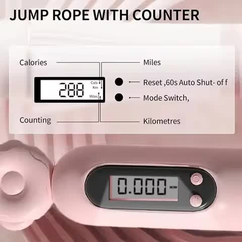 Smart Jump Rope with Counter – Adjustable Fitness Rope