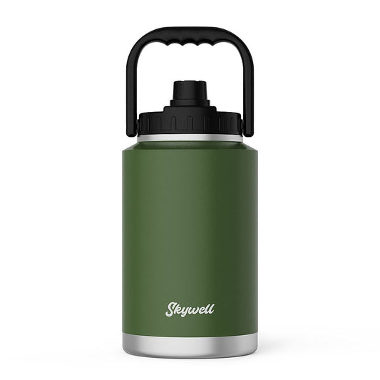 Half-Gallon Gym Jug – Large Motivational Water Bottle